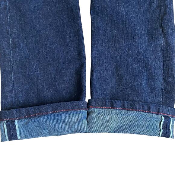 Raleigh Denim Sz 25 Handcrafted DARE White Cone Raw Selvedge Straight Leg Jeans - Picture 11 of 16